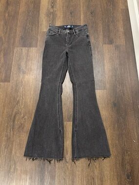 Hollister Black High Rise Flare Jeans